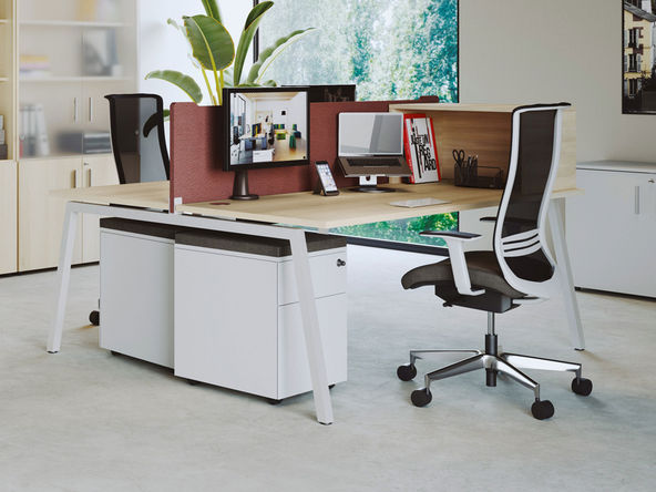 Bureau bench 2 personnes Cinétic