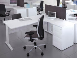 Bureau compact Star sur caisson