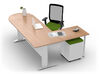 Bureau individuel Hellekin avec retour et extension