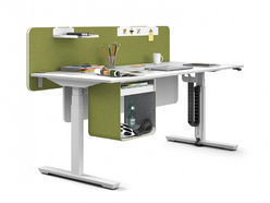 Bureau individuel Icario avec réglage en hauteur électrique