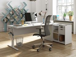 Bureau manager Pulsar avec caisson extractible