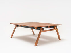 Bureau bench Viga 2 personnes en placage bois