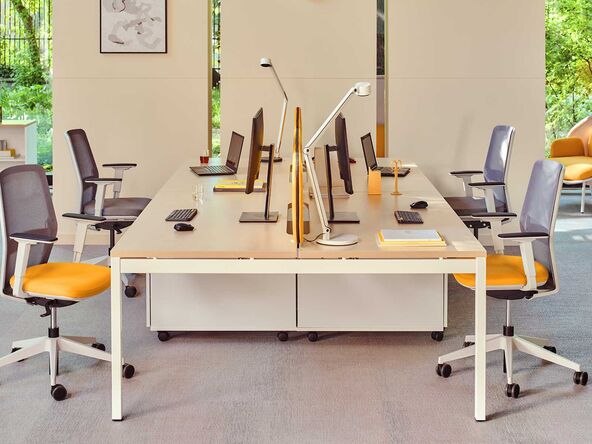 Bureau Bench 4 personnes Yogi MDD