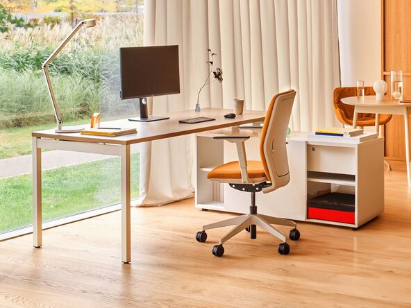 Bureau individuel Yogi sur crédence