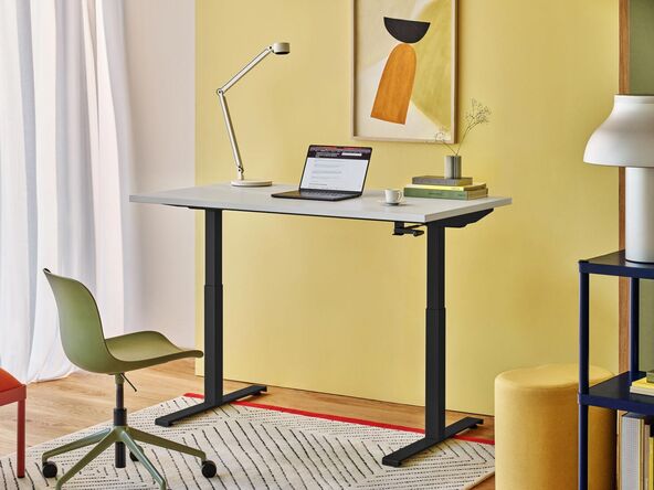 Bureau individuel Drive avec réglage en hauteur par manivelle