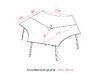 Bureau bench 3 personnes Ghoja