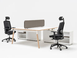 Bureau bench 2 personnes Wilder sur crédence