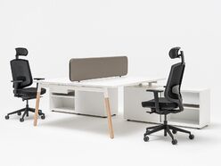 Bureau bench 2 personnes Wilder sur crédence