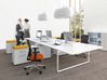 Bureau bench 4 personnes Bravia avec crédence et extension