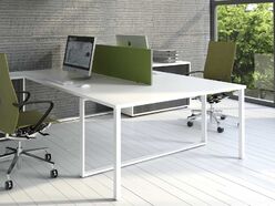 Bureau bench 2 personnes Phoenix avec extension