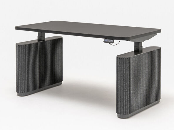 Bureau individuel réglable en hauteur Drive pieds en feutre