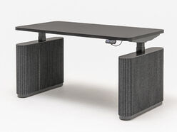 Bureau individuel réglable en hauteur Drive pieds en feutre