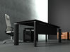 Bureau de direction en verre Crystal