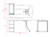 Bureau individuel Most sur caisson