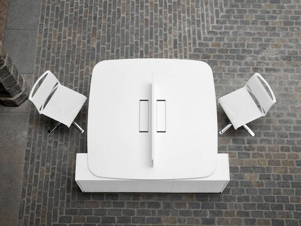 Bureau bench 2 personnes Most sur caisson