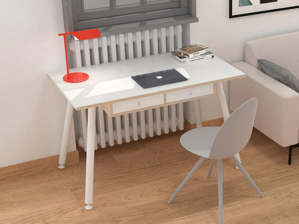 Bureau avec tiroirs Lima