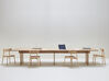 Table de travail Leiho en placage bois