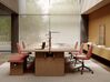 Table de travail Leiho en placage bois