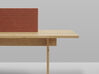Table de travail Leiho en placage bois