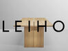 Table de travail Leiho en placage bois