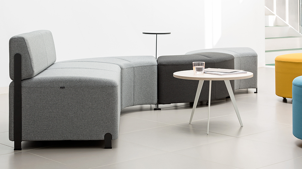 Banquettes et poufs modulables Bend