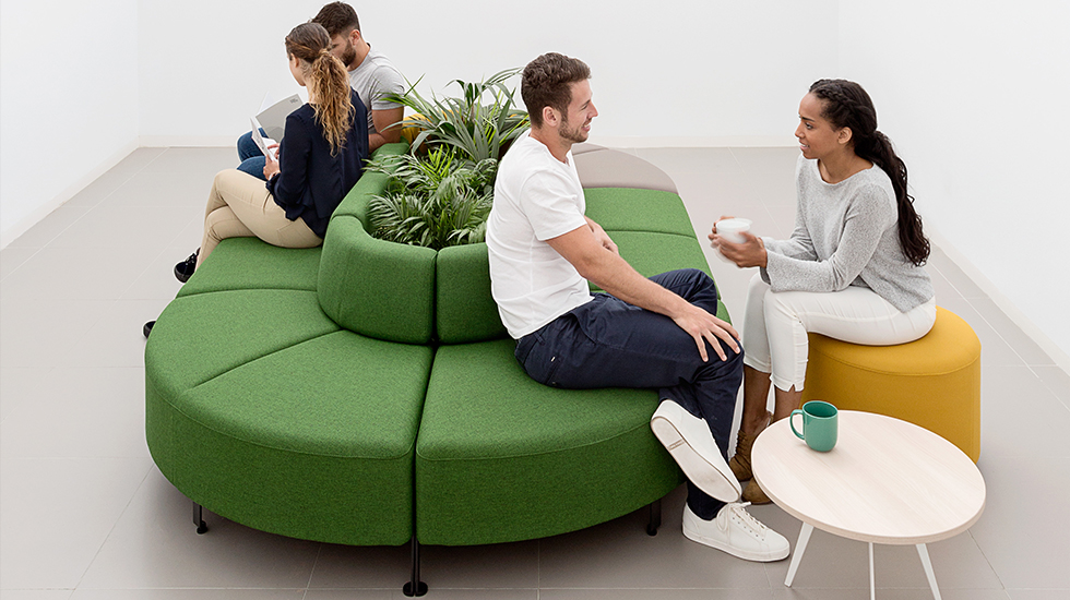Banquettes et poufs modulables Bend