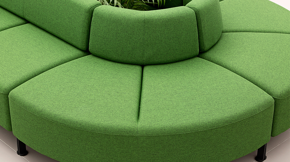 Banquettes et poufs modulables Bend