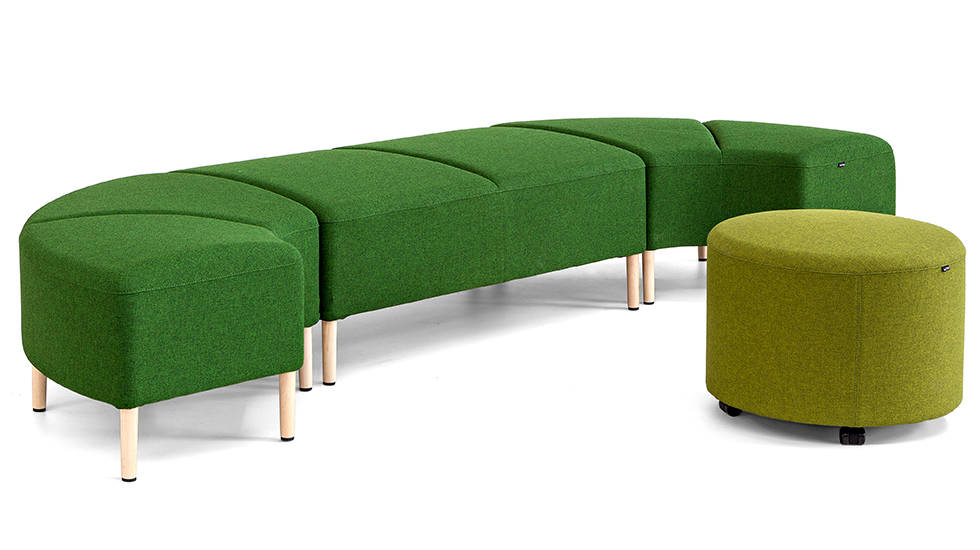 Banquettes et poufs modulables Bend
