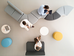 Banquettes et poufs modulables Bend