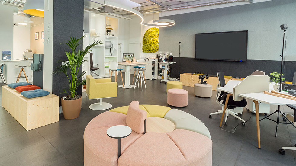 Banquettes et poufs modulables Bend