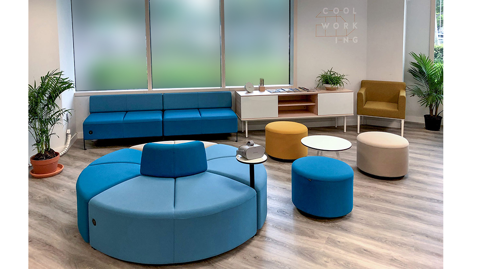 Banquettes et poufs modulables Bend