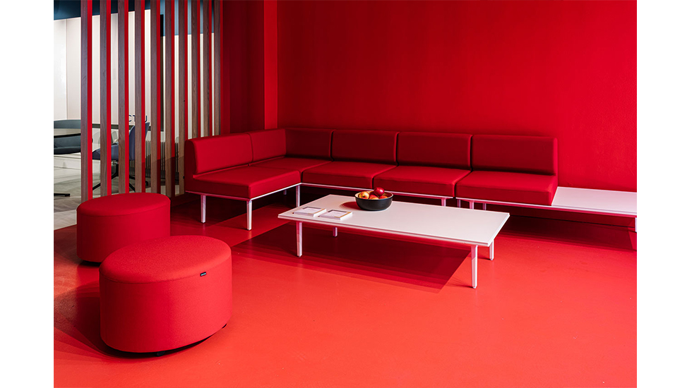 Banquettes et poufs modulables Bend