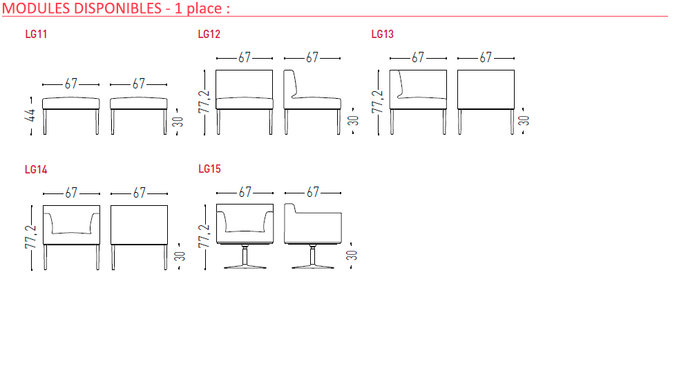 Ensemble modulaire Longo Nomada
