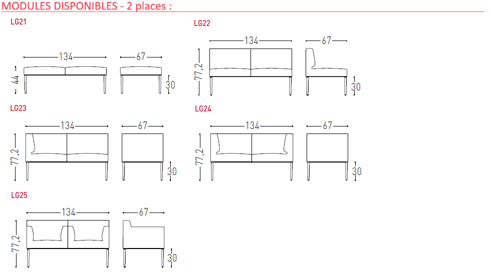 Ensemble modulaire Longo Nomada