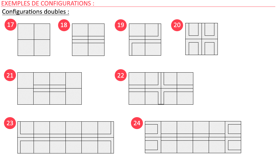 Ensemble modulaire Longo Nomada