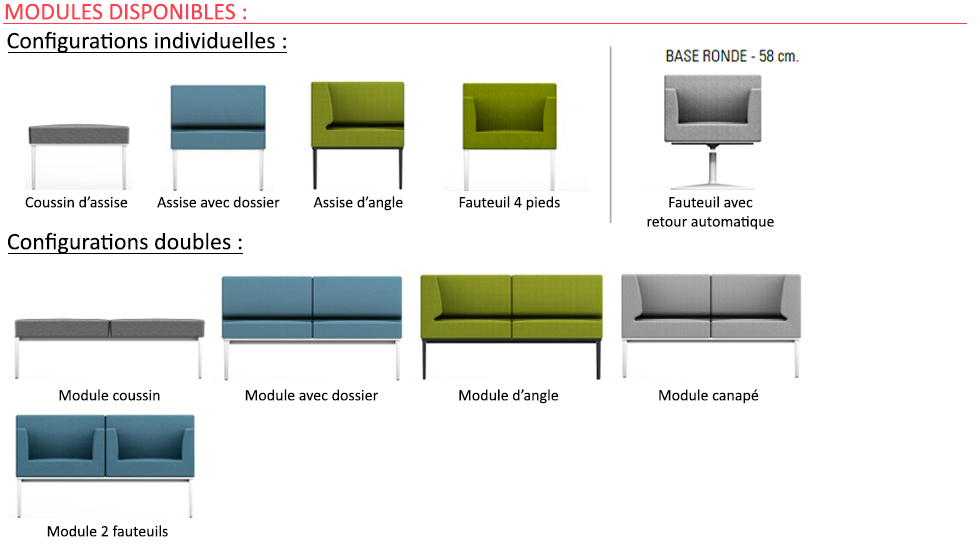 Ensemble modulaire Longo Nomada