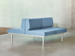 Banquette 4 places dos à dos Longo