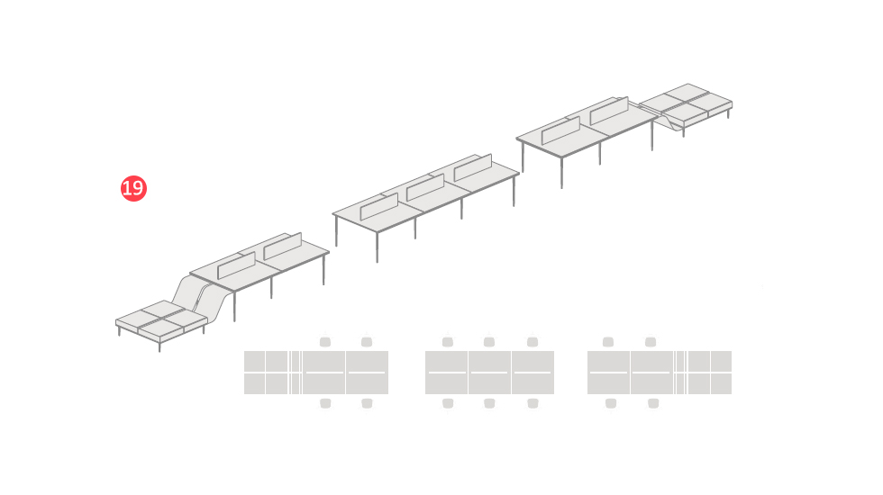 Canapés modulaires Longo
