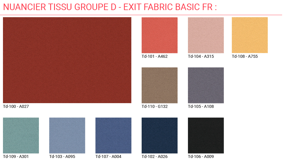 Banquettes et poufs Ostoa