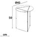 Table basse outdoor Trifoglio