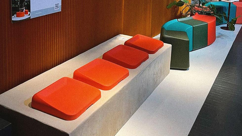 Banquette modulable éco-conçue Sarek outdoor