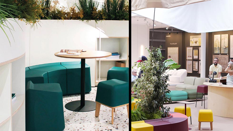Banquette modulable éco-conçue Sarek outdoor