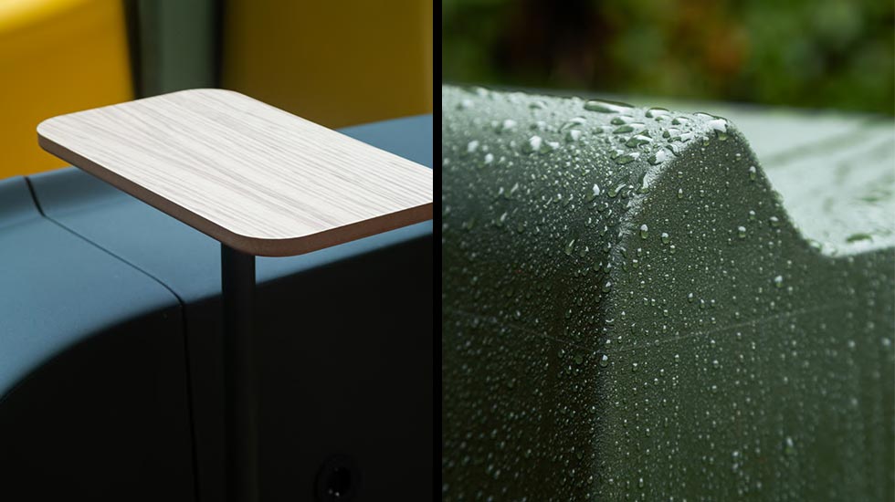 Banquette modulable éco-conçue Sarek outdoor