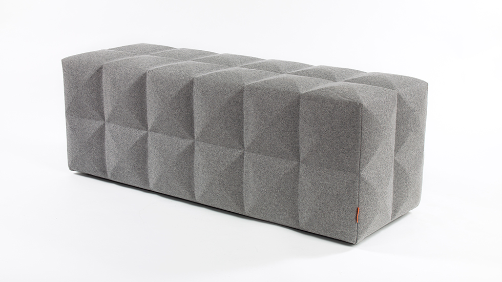 Pouf acoustique BuzziCube 3D