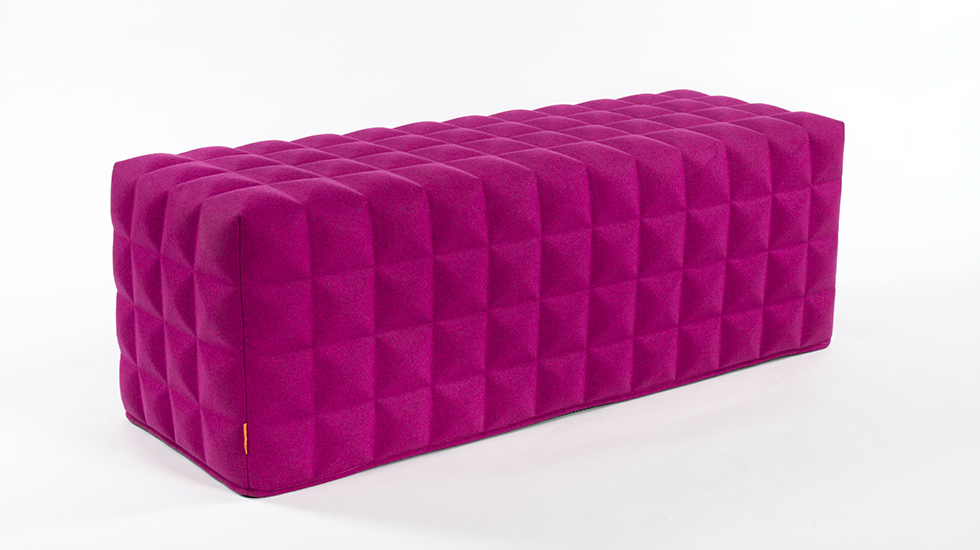 Pouf acoustique BuzziCube 3D