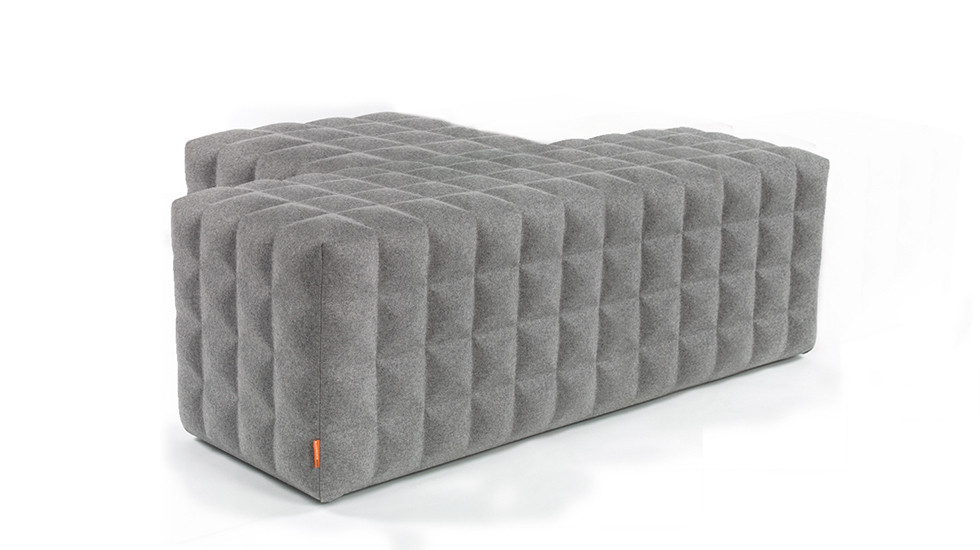 Pouf acoustique BuzziCube 3D