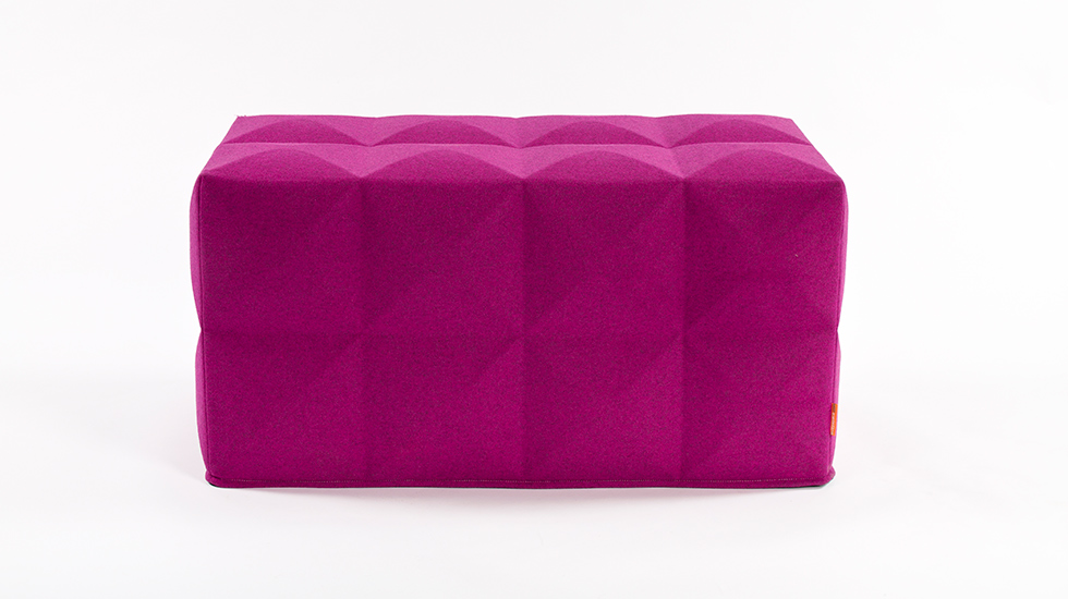 Pouf acoustique BuzziCube 3D