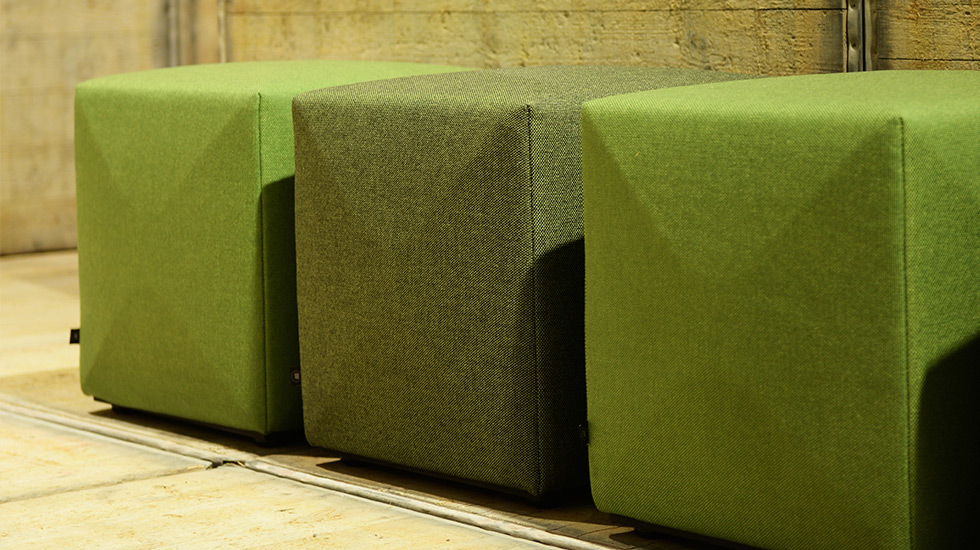 Pouf acoustique BuzziCube 3D