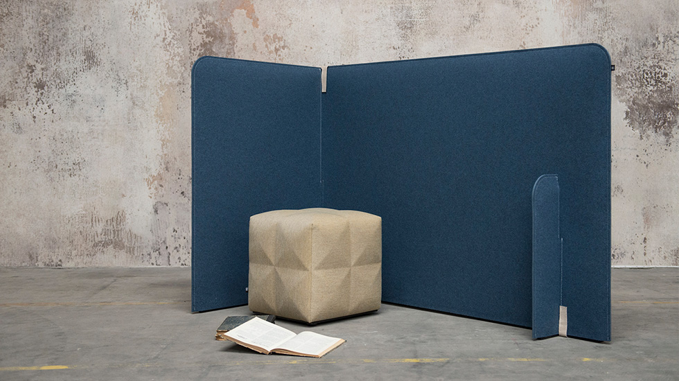 Pouf acoustique BuzziCube 3D