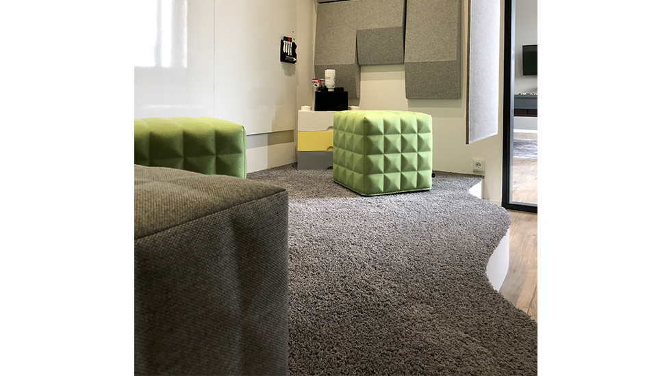 Pouf acoustique BuzziCube 3D